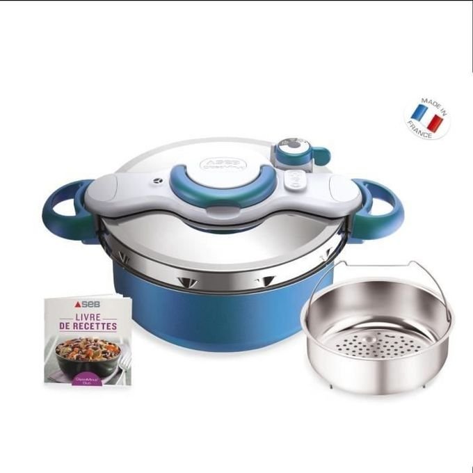 SEB CLIPSOMINUT’® DUO 5L Cocotte-minute® Bleu Boréal