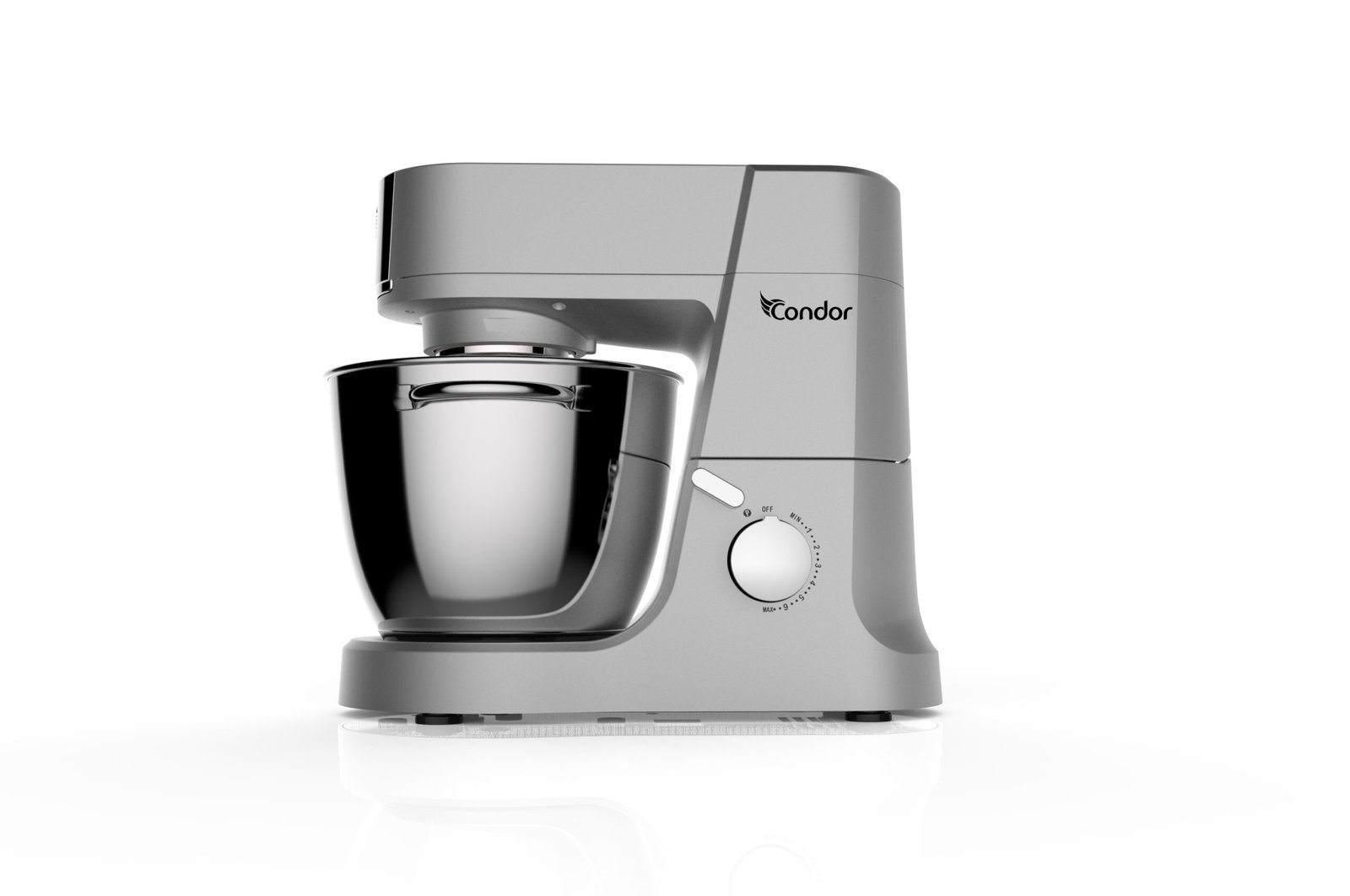 Pétrin Condor Master Mix Multi Fonction – 1500 W – 5,5L Bol – 1,5L Blender – Inox