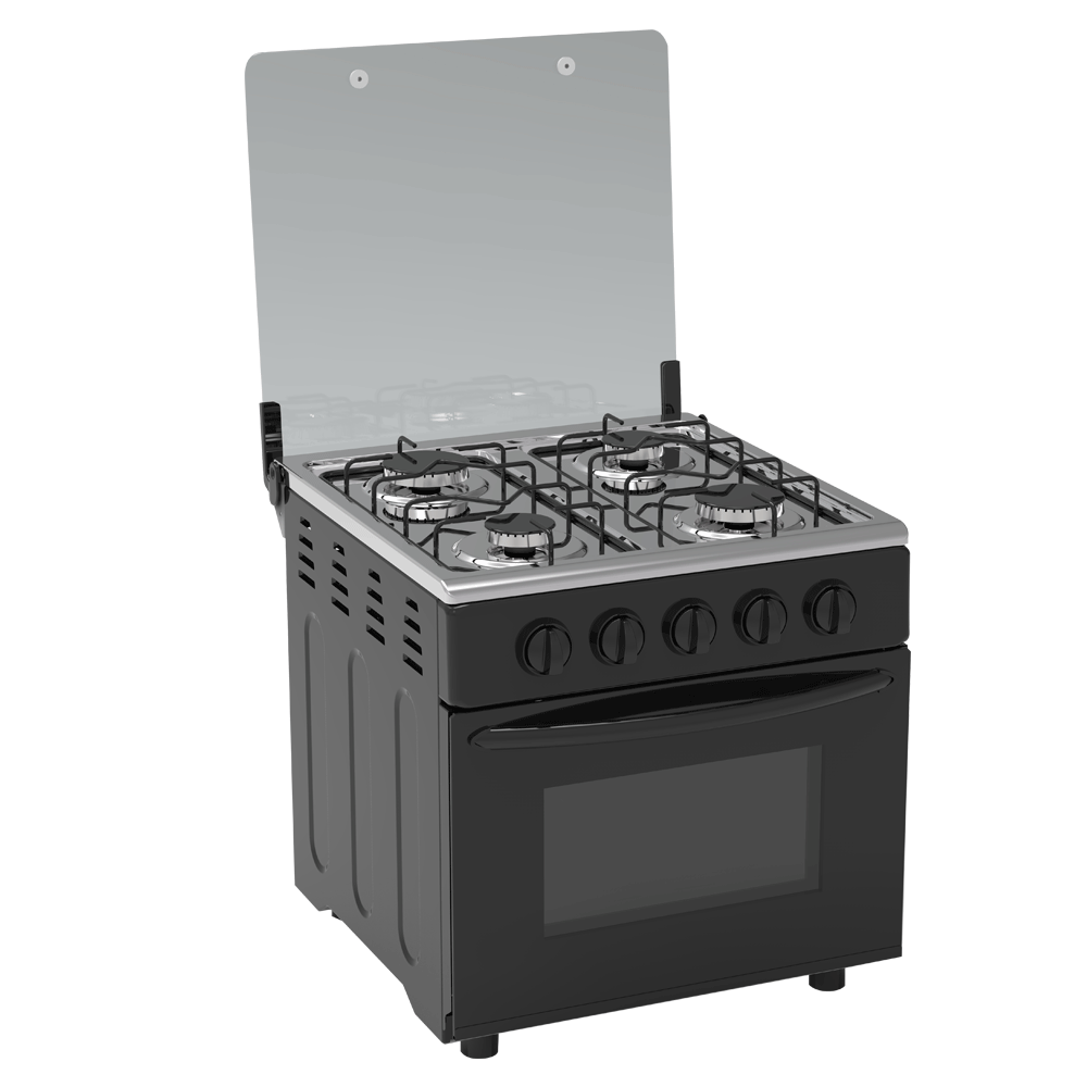 Cuisinière CRISTOR MINI – 4 Feux – 50 Cm – Noire