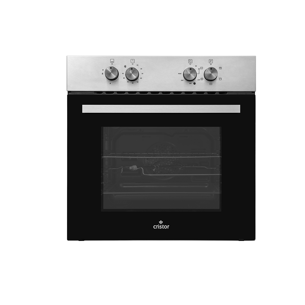 Four Encastrable CRISTOR FIAMO2 Gaz Elec – 60 Cm – Ventilé – Inox
