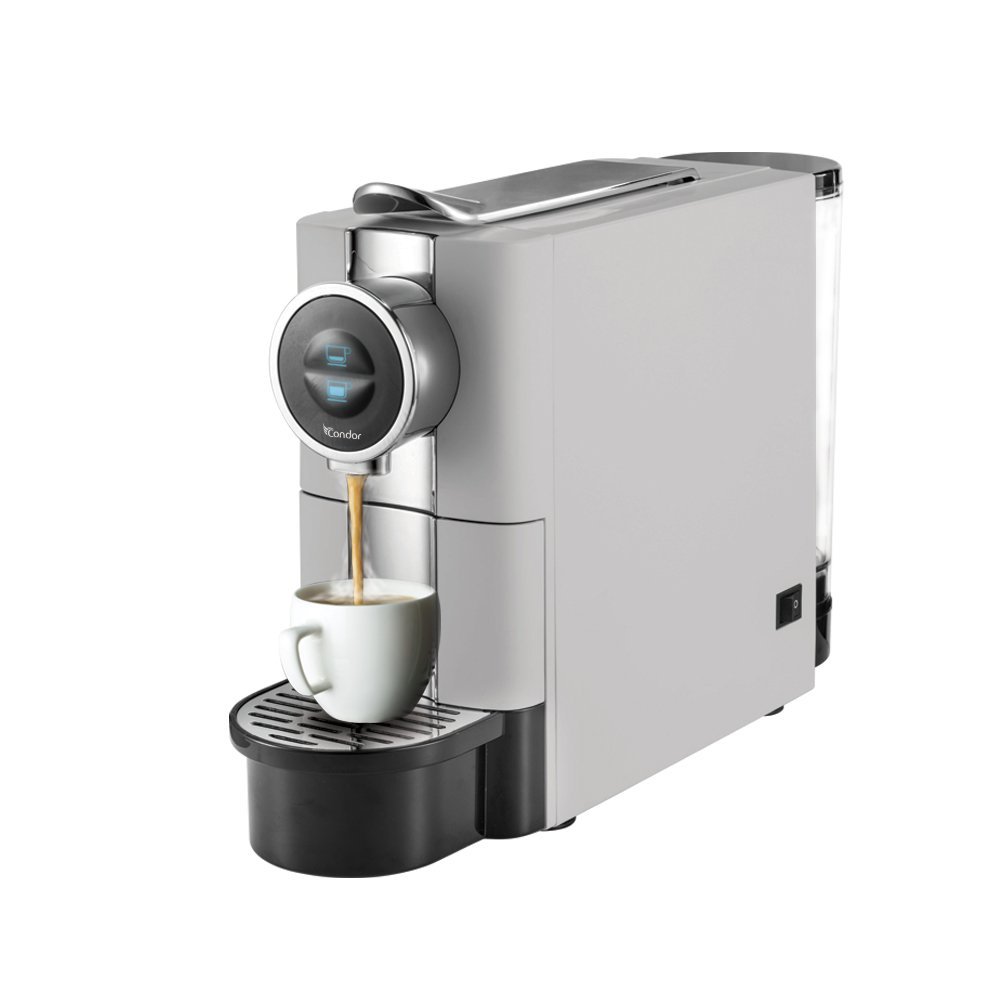 Machine à café à capsule CONDOR HAVANA -20 Bars – 1145W -Silver