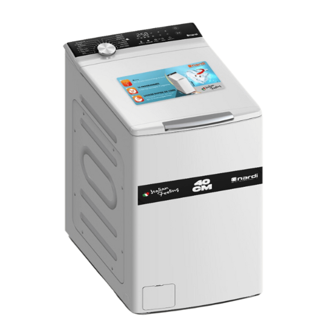 Machine à Laver NARDI Automatique Top Loading-8Kg Lavage-Blanche