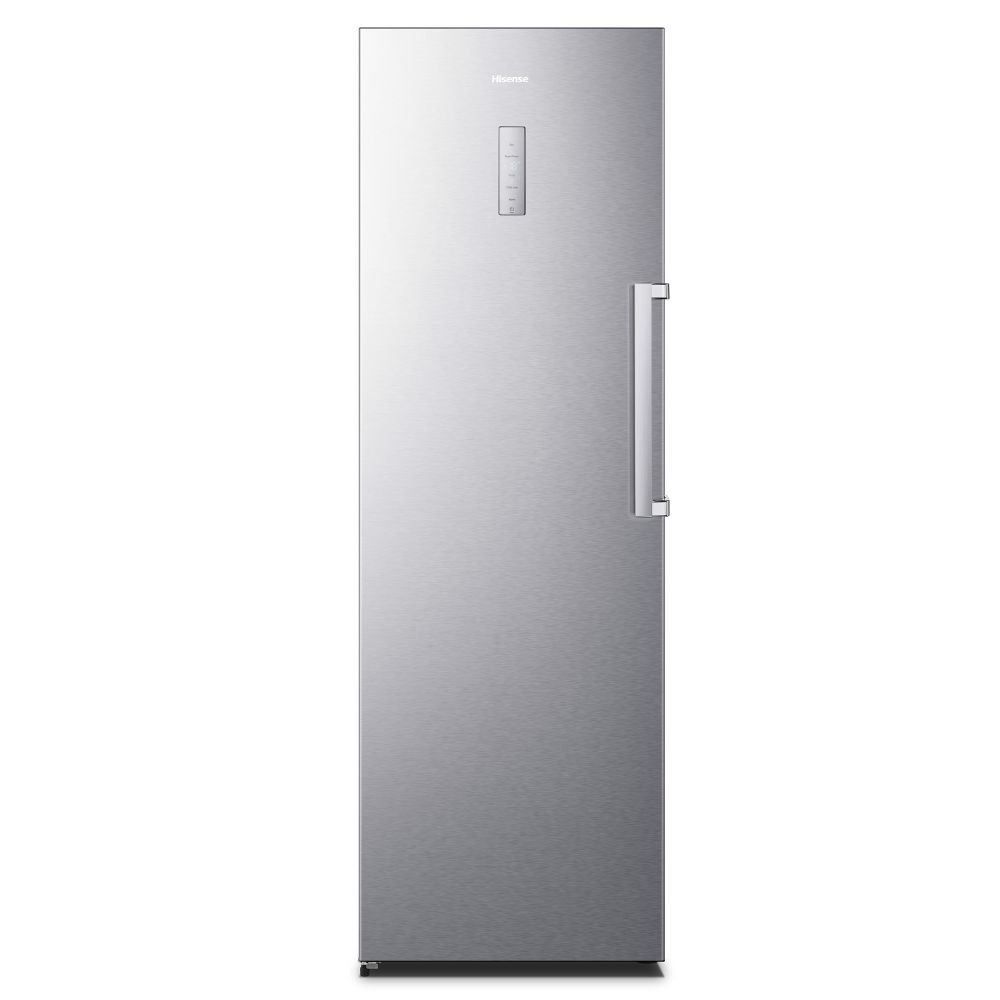 Congélateur HISENSE vertical – 274 L – super freeze – Nofrost – Inox