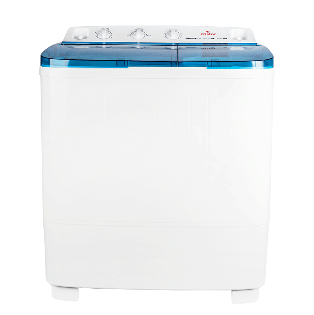 Machine A Laver CRISTOR Semi-Automatique Double Bacs -10,5 kg – Bleu