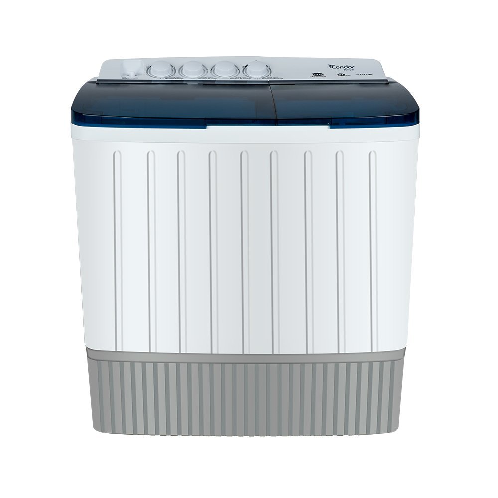 Machine à laver CONDOR TULIPE Semi-Automatique Double bacs – 13kg lavage – Bleu foncé