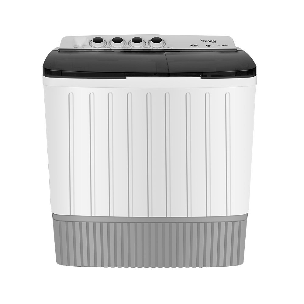 Machine à Laver CONDOR TULIPE Semi-Automatique Double bacs – 13kg lavage – Noire