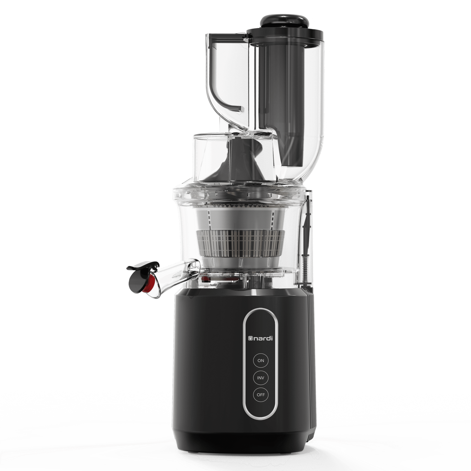 Extracteur de Jus NARDI 3 Filtres 55Tr/min Goulotte XL-240W-Noir
