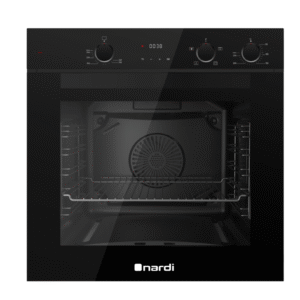 Four Encastrable NARDI Gaz-Elec – 60 Cm – Ventilé – Catalyseur – Afficheur – Black glass